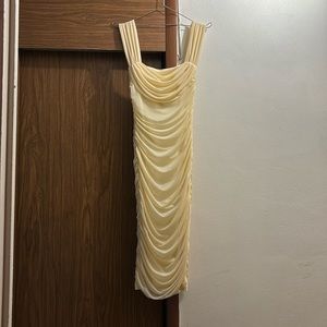 PRETTYGARDEN Women's Summer Off The Shoulder Ruched Bodycon Dresses Sleeveless